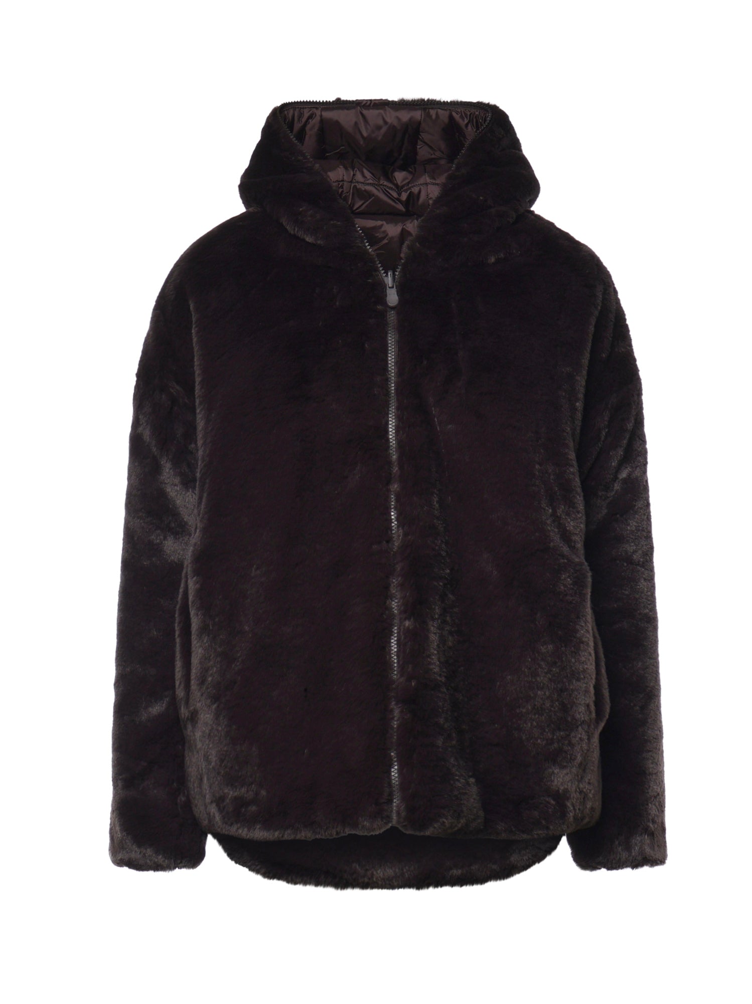 Giacca Davina reversibile in pelliccia sintetica D31153W FURY2340009 SAVE THE DUCK 