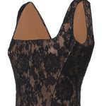 Top a corsetto in pizzo AW26004T B SELF-PORTRAIT 