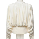 Blusa in jersey AW26009TB C SELF-PORTRAIT 