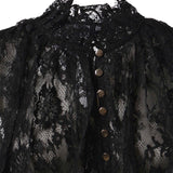 Camicia in pizzo AW26009TC B SELF-PORTRAIT 