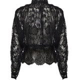 Camicia in pizzo AW26009TC B SELF-PORTRAIT 