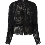 Camicia in pizzo AW26009TC B SELF-PORTRAIT 