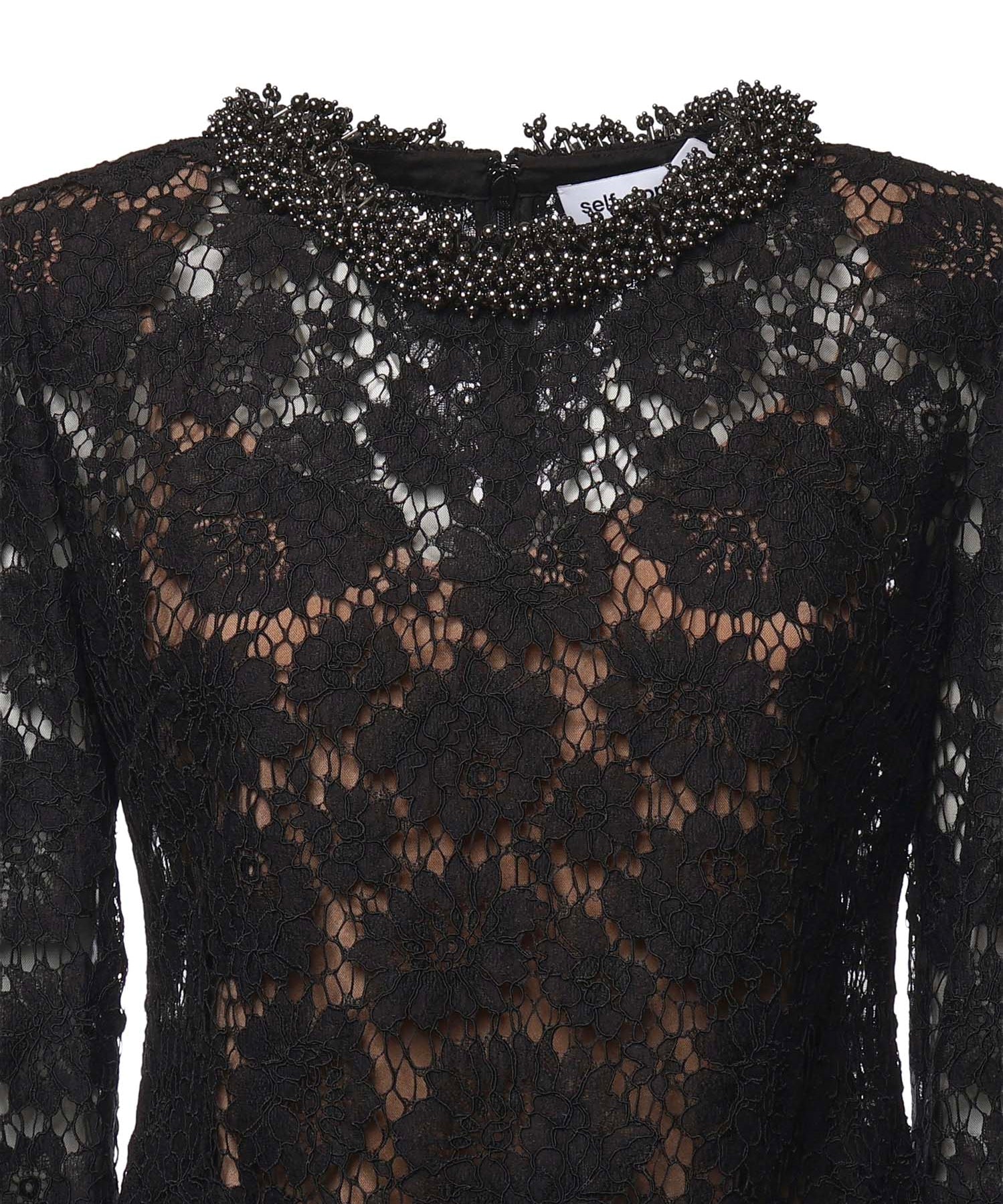 Miniabito in pizzo AW26045S B SELF-PORTRAIT 
