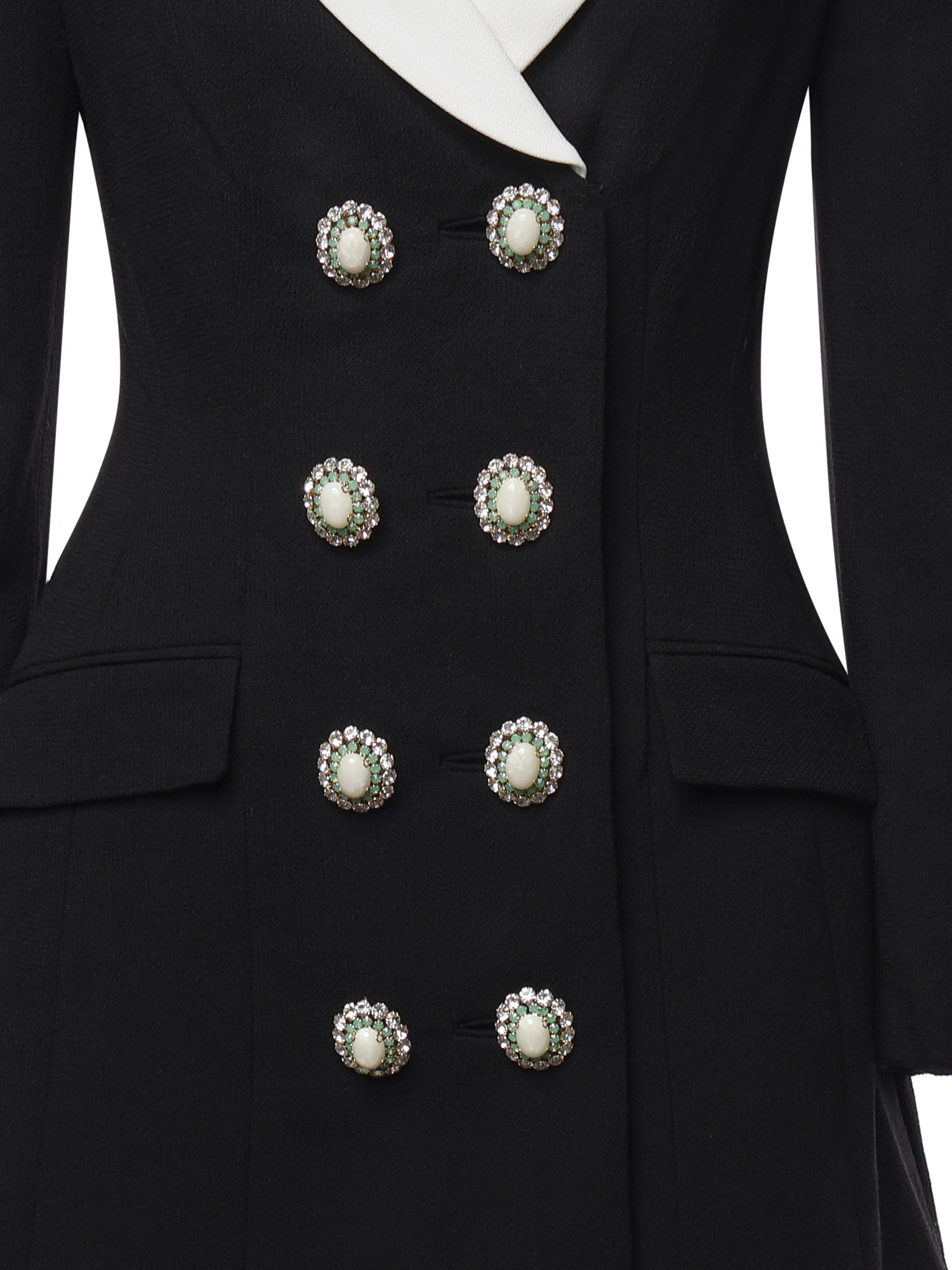 Miniabito blazer in lana AW26054S B SELF-PORTRAIT 