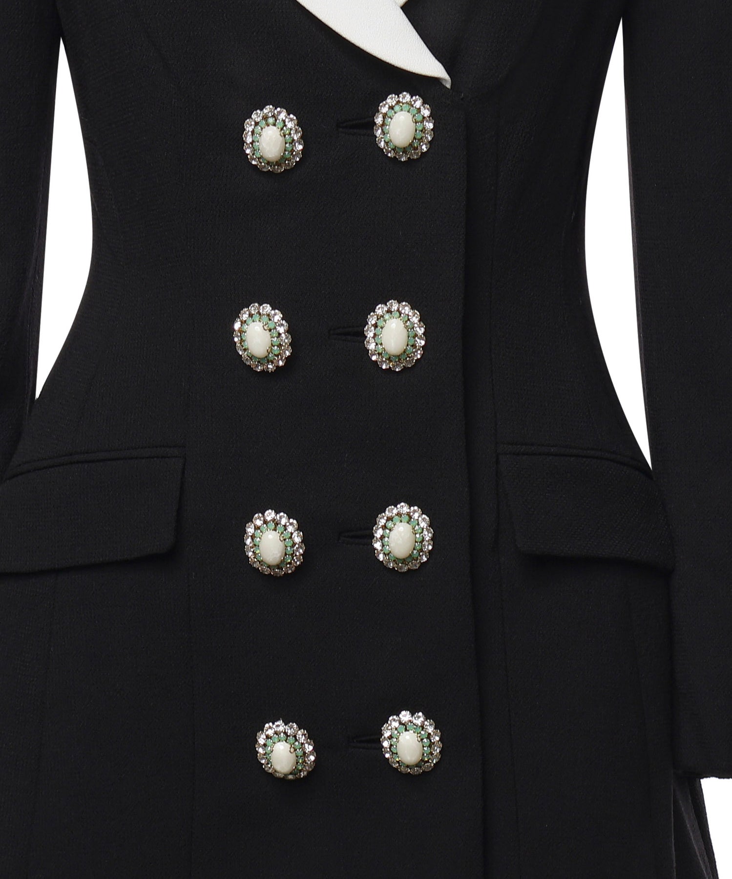 Miniabito blazer in lana AW26054S B SELF-PORTRAIT 