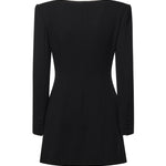 Miniabito blazer in lana AW26054S B SELF-PORTRAIT 