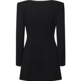 Miniabito blazer in lana AW26054S B SELF-PORTRAIT 