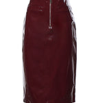 Gonna midi in similpelle AW26080MSK PU SELF-PORTRAIT 