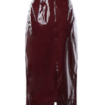 Gonna midi in similpelle AW26080MSK PU SELF-PORTRAIT 