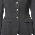 Blazer monopetto in misto lana AW26081J GR SELF-PORTRAIT 