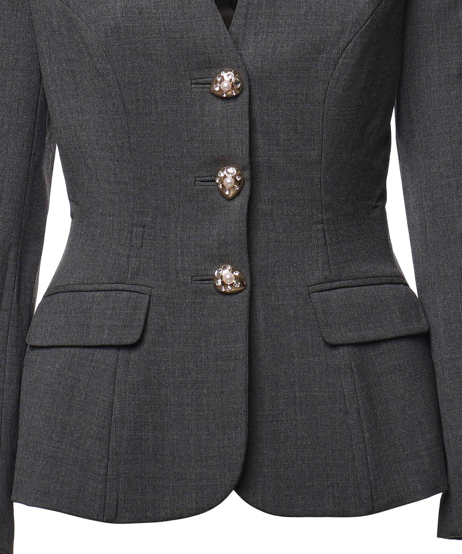 Blazer monopetto in misto lana AW26081J GR SELF-PORTRAIT 