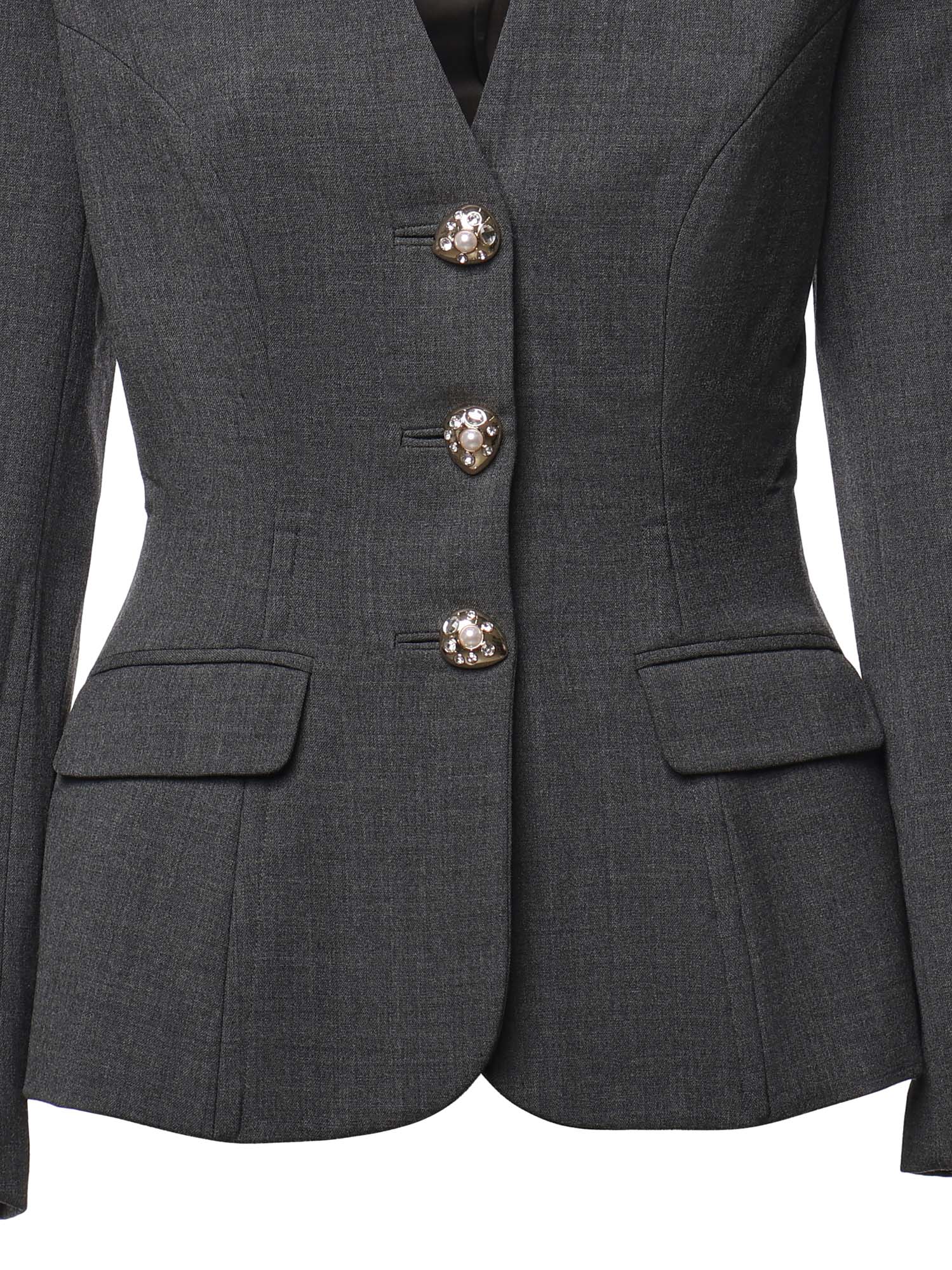 Blazer monopetto in misto lana AW26081J GR SELF-PORTRAIT 