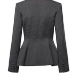 Blazer monopetto in misto lana AW26081J GR SELF-PORTRAIT 
