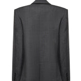 Blazer doppiopetto in misto lana AW26082J GR SELF-PORTRAIT 