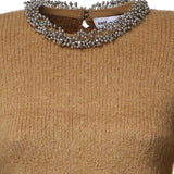 Pullover con perline AW26094T BR SELF-PORTRAIT 