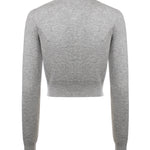 Cardigan in misto viscosa AW26108C GR SELF-PORTRAIT 
