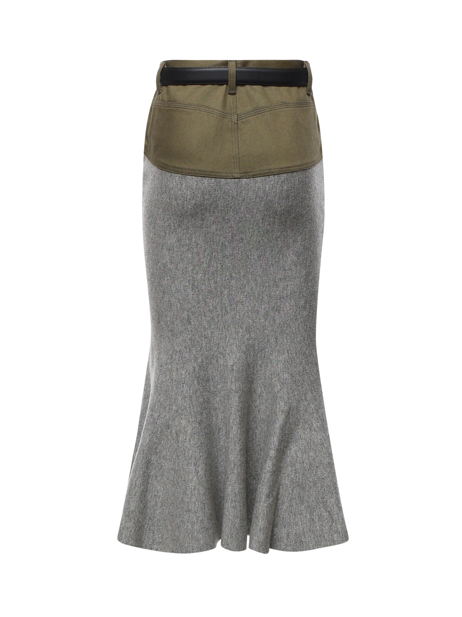Gonna midi in misto viscosa AW26108MSK GR SELF-PORTRAIT 
