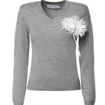 Maglione in misto lana AW26149TA GR SELF-PORTRAIT 