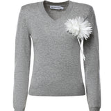 Maglione in misto lana AW26149TA GR SELF-PORTRAIT 