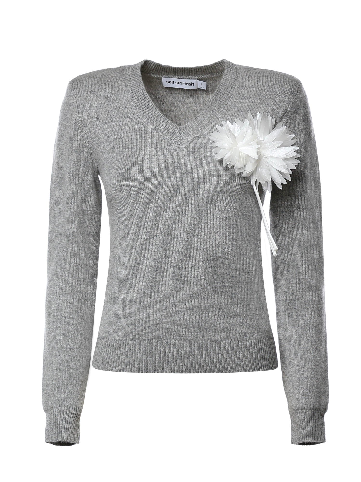 Maglione in misto lana AW26149TA GR SELF-PORTRAIT 