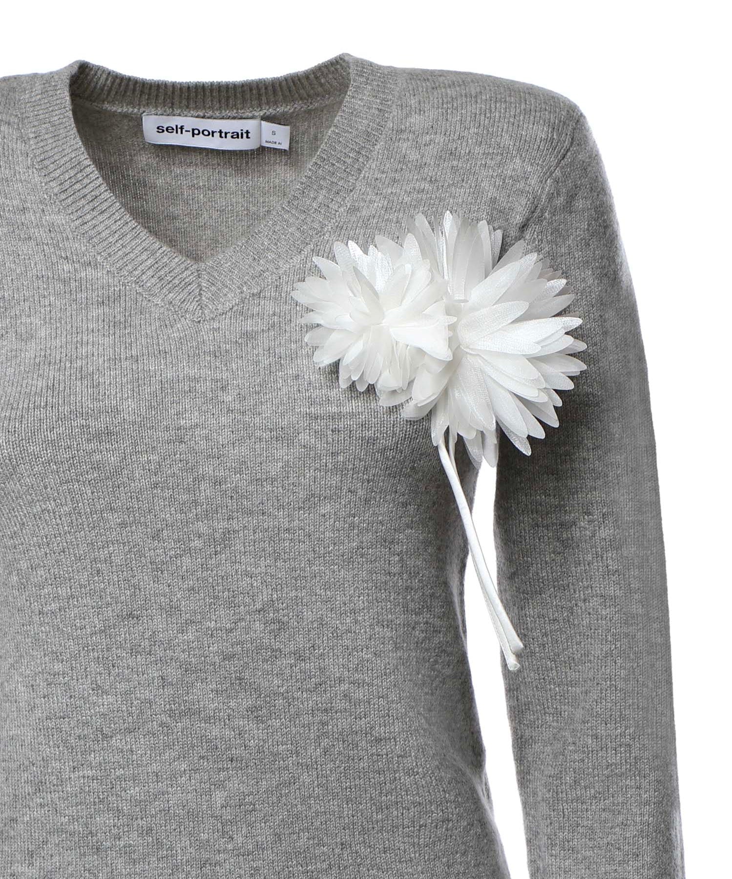 Maglione in misto lana AW26149TA GR SELF-PORTRAIT 