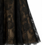 Gonna midi in pizzo PF26032MSK B SELF-PORTRAIT 