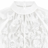 Blusa in pizzo PF26032TA W SELF-PORTRAIT 