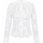 Blusa in pizzo PF26032TA W SELF-PORTRAIT 