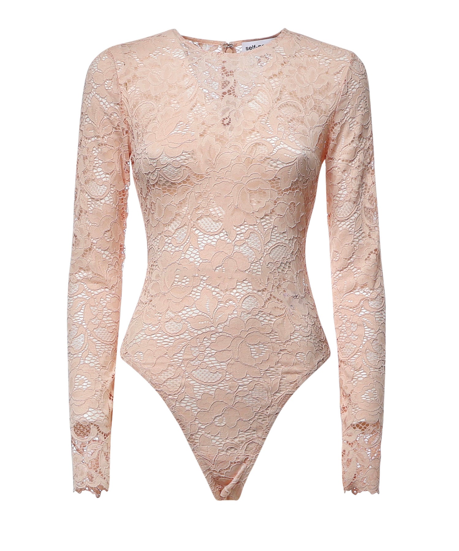Body in pizzo floreale PF26138BS BG SELF-PORTRAIT 