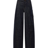 Jeans cargo in denim PF26831P BL SELF-PORTRAIT 
