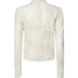 Top in pizzo con paillettes SC26052T C SELF-PORTRAIT 