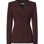 Blazer sartoriale in viscosa con cintura in pelle 2622046012600 003 SPORTMAX 