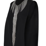 Mini abito smanicato in cady con strass 2622226081600 003 SPORTMAX 