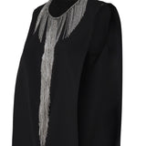 Mini abito smanicato in cady con strass 2622226081600 003 SPORTMAX 