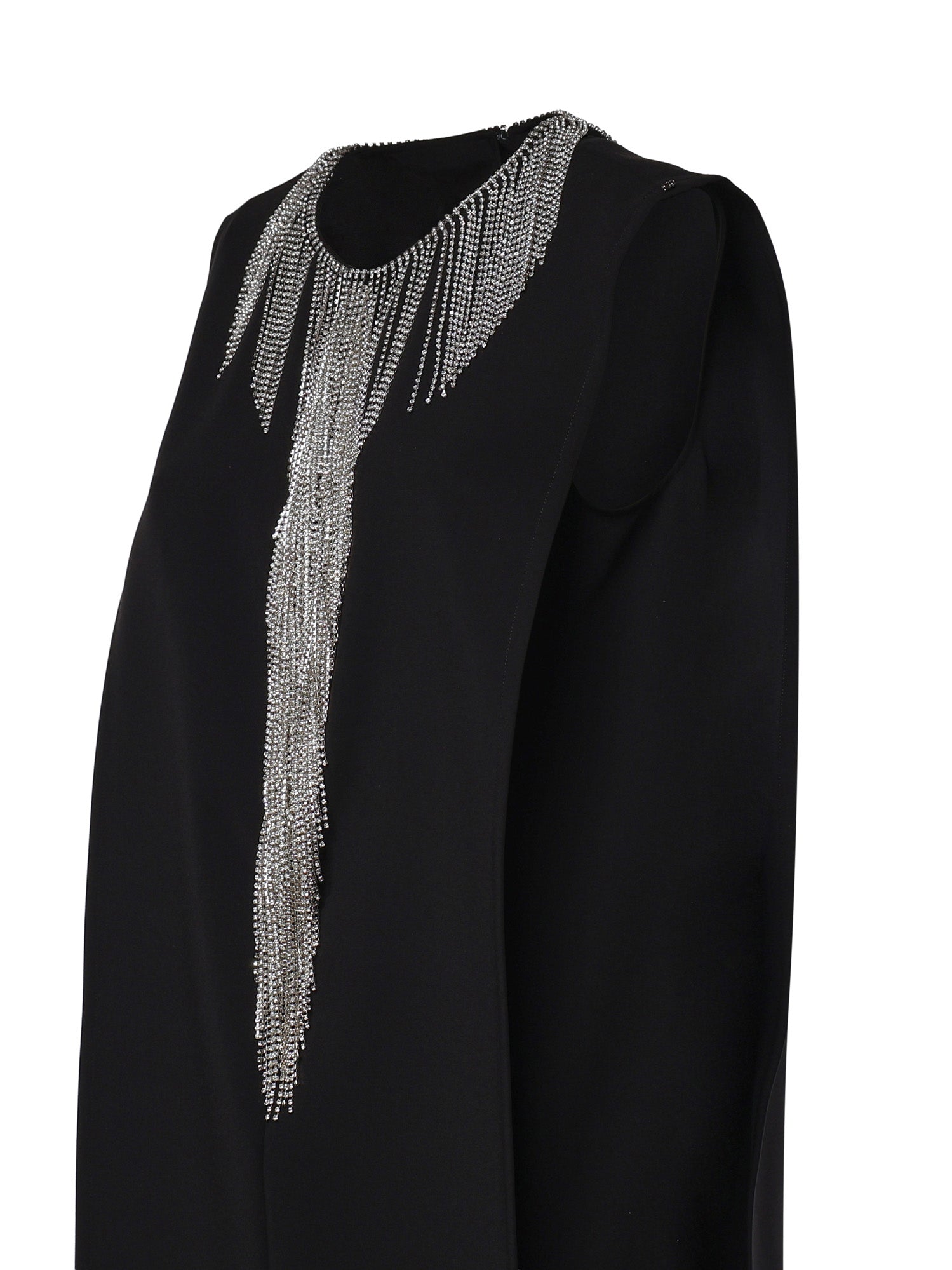 Mini abito smanicato in cady con strass 2622226081600 003 SPORTMAX 