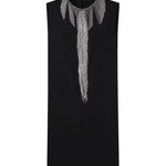 Mini abito smanicato in cady con strass 2622226081600 003 SPORTMAX 