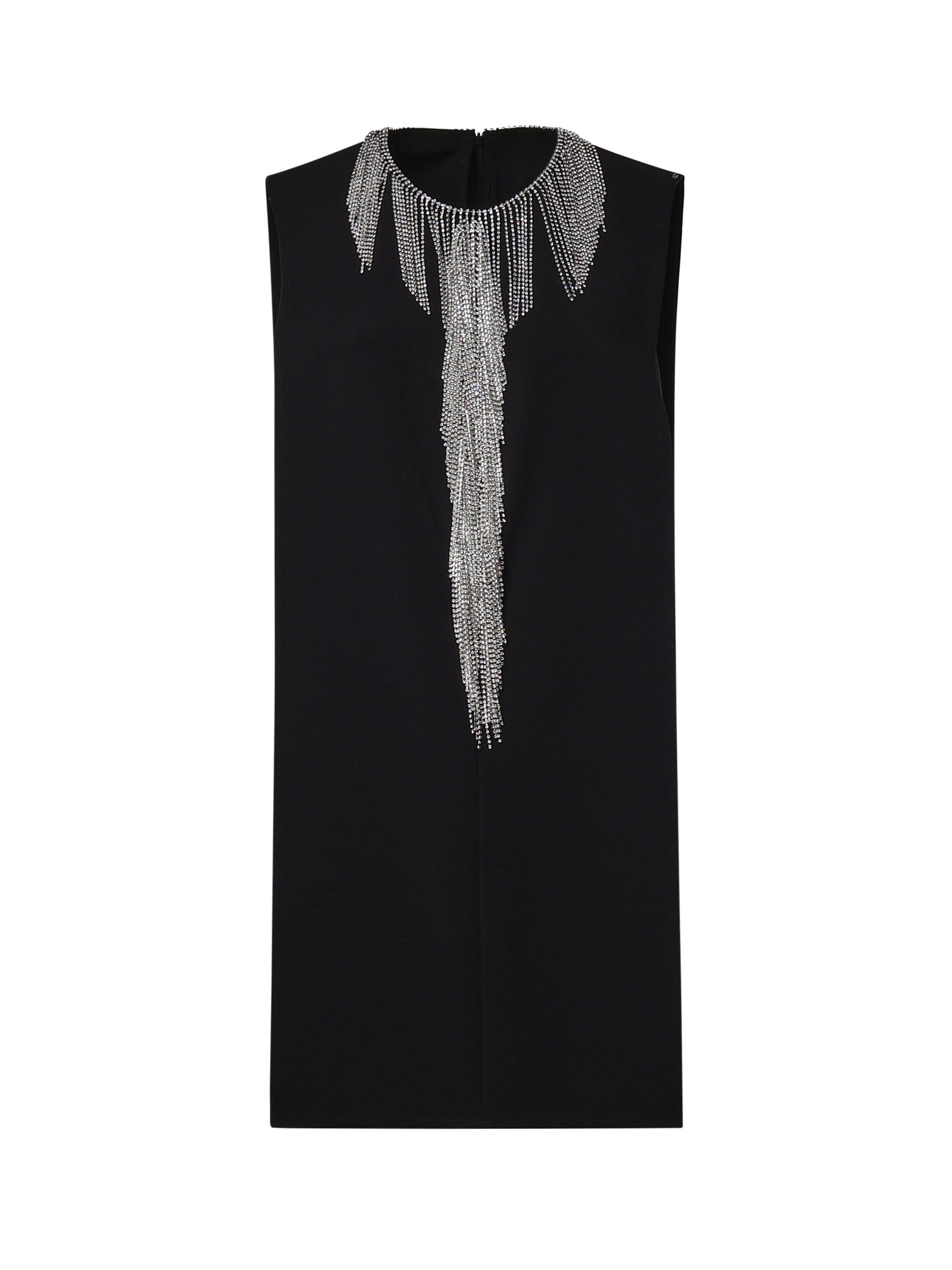Mini abito smanicato in cady con strass 2622226081600 003 SPORTMAX 