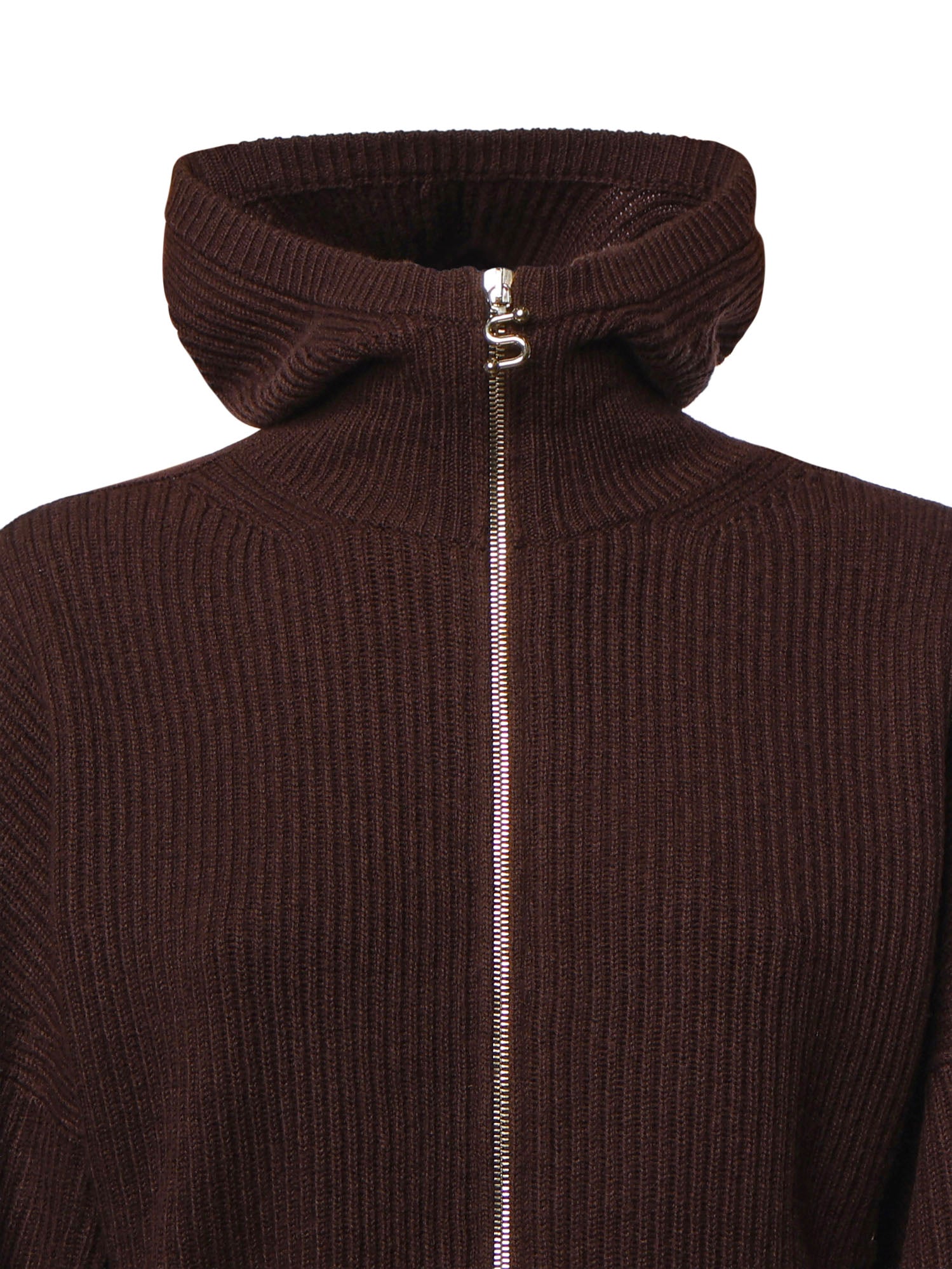 Cardigan in lana e cashmere a coste 2622346022600 004 SPORTMAX 