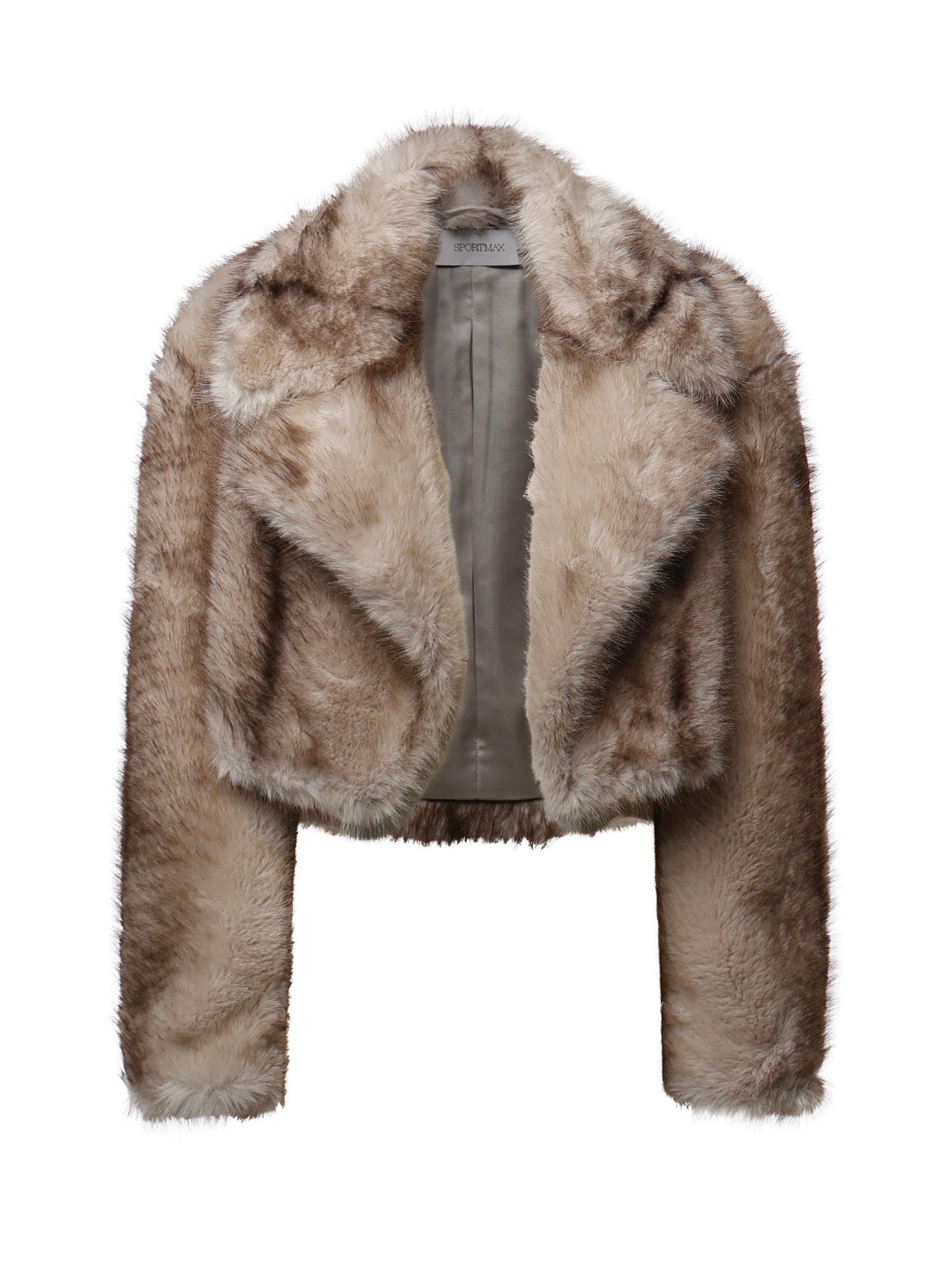 Giacchino cropped in jersey furry 2622456012600 002 SPORTMAX 