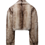 Giacchino cropped in jersey furry 2622456012600 002 SPORTMAX 