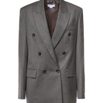 Blazer doppiopetto in flanella 650116 3CU7031262 STELLA McCARTNEY 