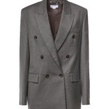 Blazer doppiopetto in flanella 650116 3CU7031262 STELLA McCARTNEY 