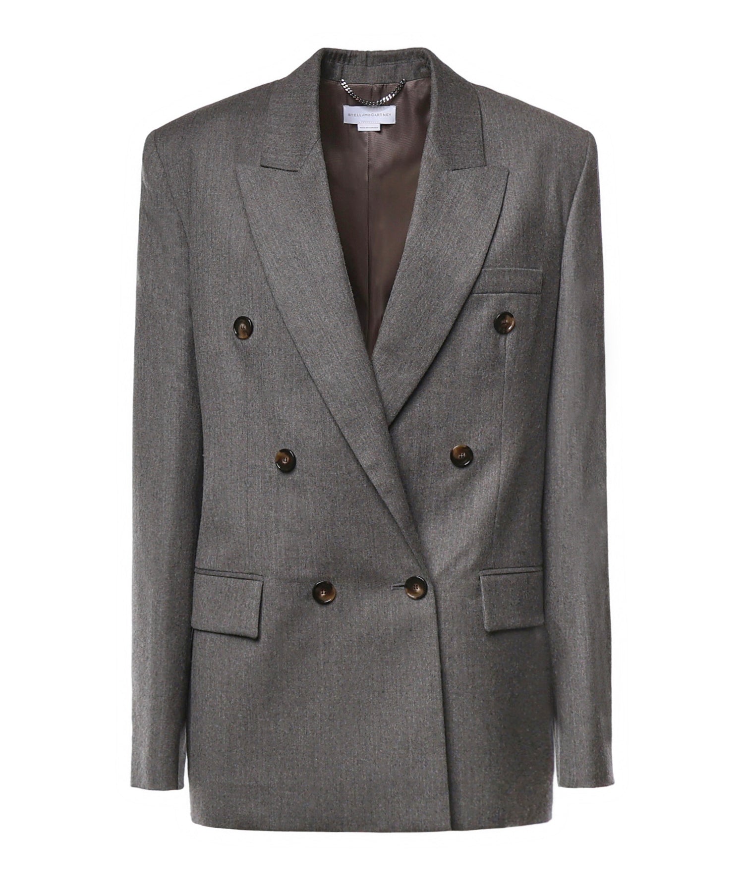 Blazer doppiopetto in flanella 650116 3CU7031262 STELLA McCARTNEY 