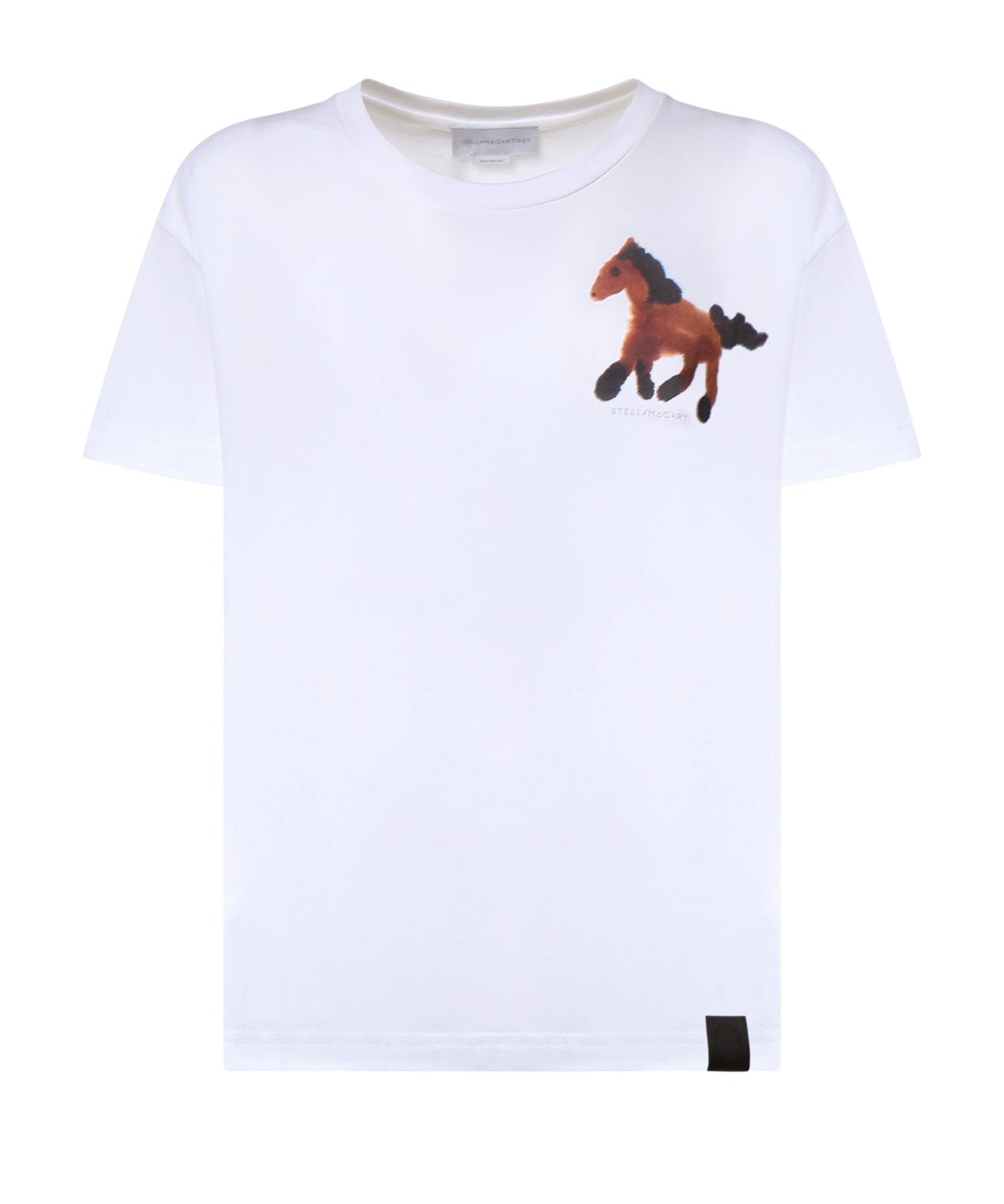 T-shirt con stampa in cotone 6J0273 3SQA839000 STELLA McCARTNEY 