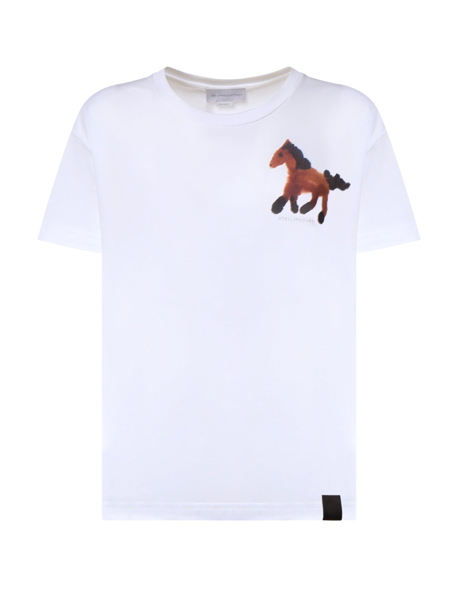 T-shirt con stampa in cotone 6J0273 3SQA839000 STELLA McCARTNEY 