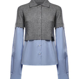 Cardigan-camicia in maglia 6K1237 3S26581262 STELLA McCARTNEY 