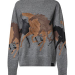 Pullover Racing Horses in lana 6K1257 3S26661262 STELLA McCARTNEY 