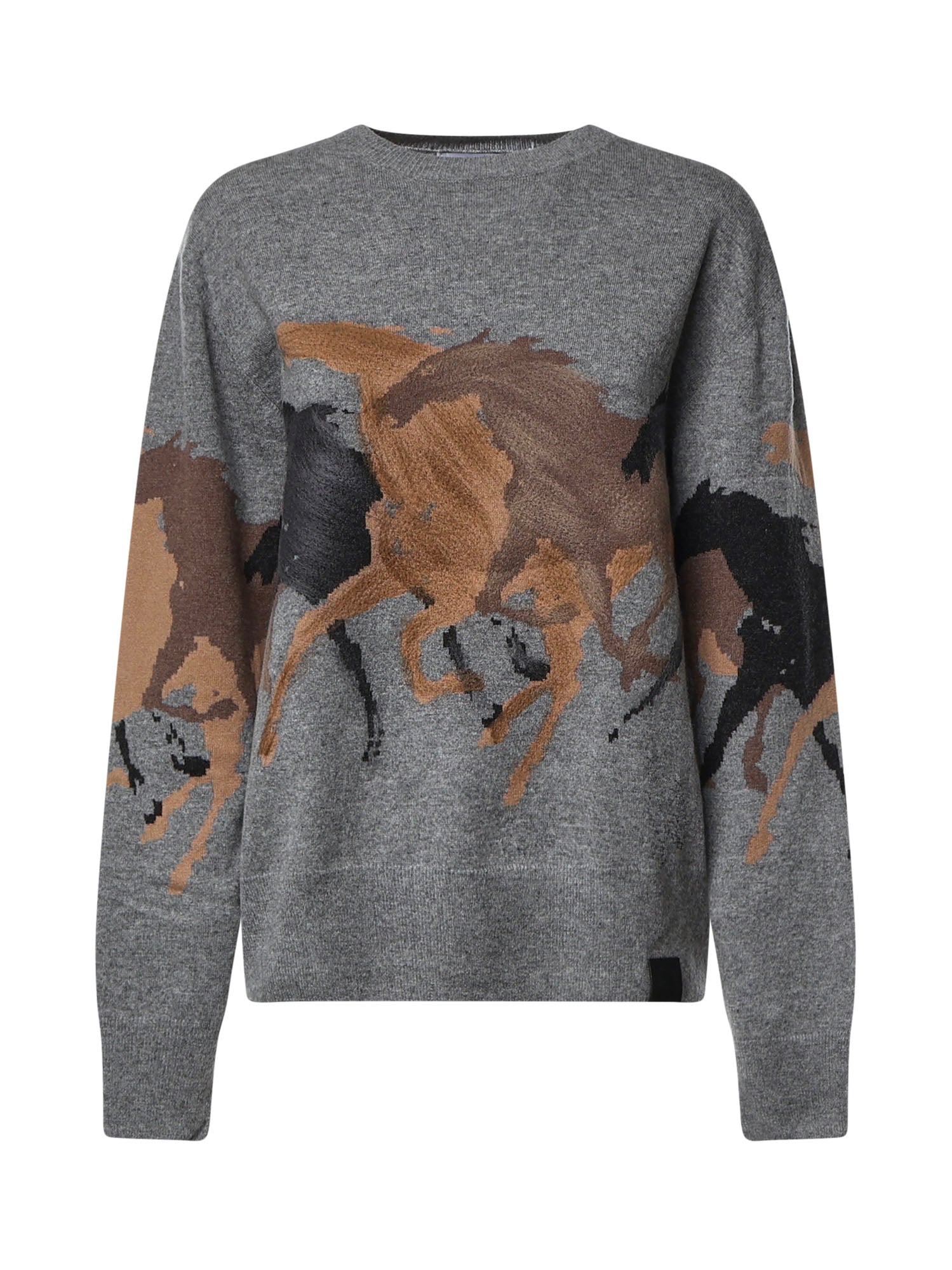 Pullover Racing Horses in lana 6K1257 3S26661262 STELLA McCARTNEY 