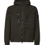 Overshirt con cappuccio in ripstop di cotone L2S151200011 S0211V0078 STONE ISLAND 