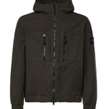 Overshirt con cappuccio in ripstop di cotone L2S151200011 S0211V0078 STONE ISLAND 